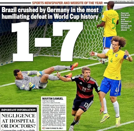 Đức Hủy Diệt Brazil 7-1 – Ký Ức Không Thể Quên