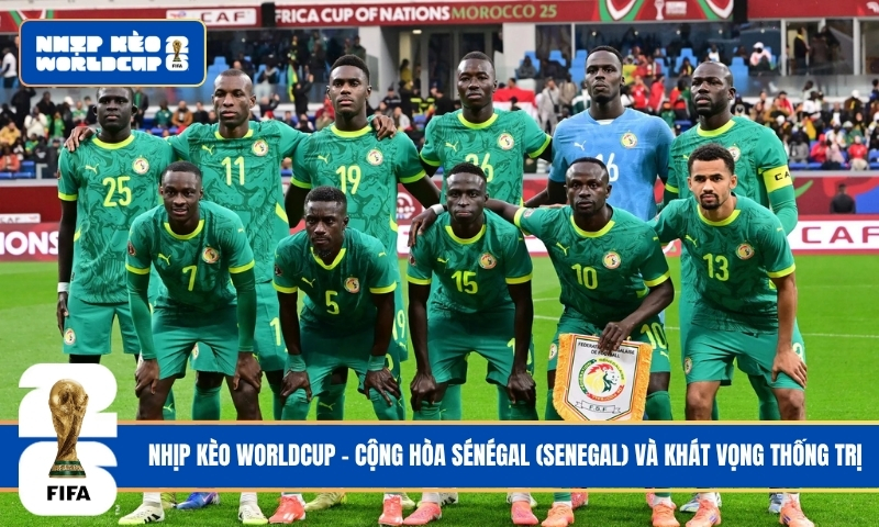 Teams photo of Senegal before match