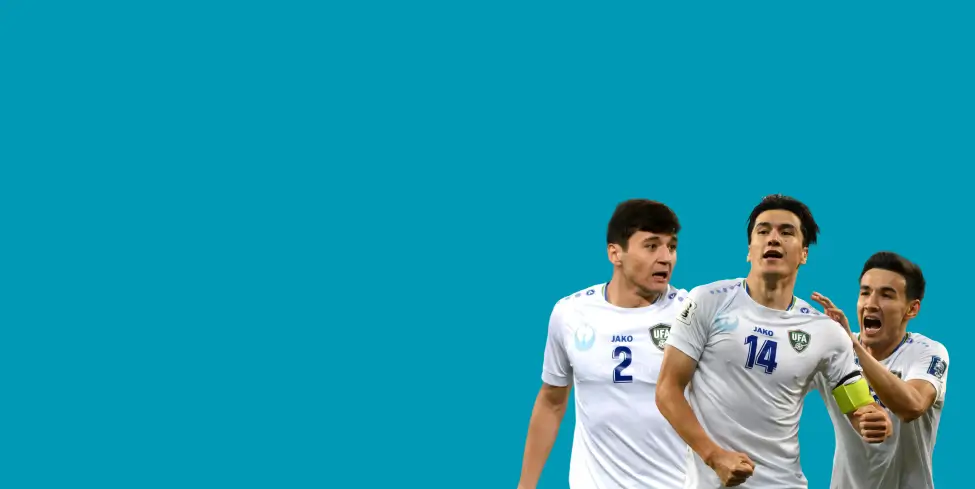 Teams photo of Uzbekistan before match