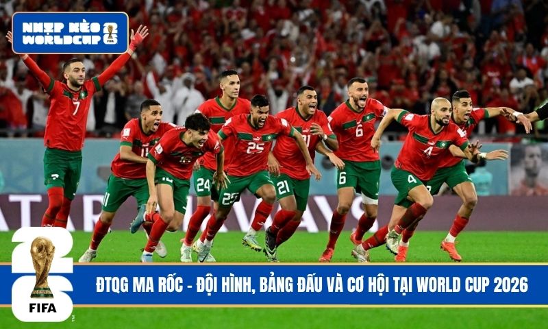 Teams photo of Morocco before match