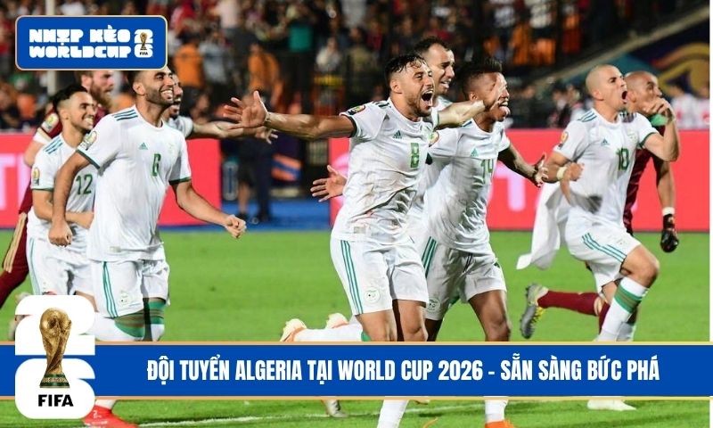 Teams photo of Algeria before match