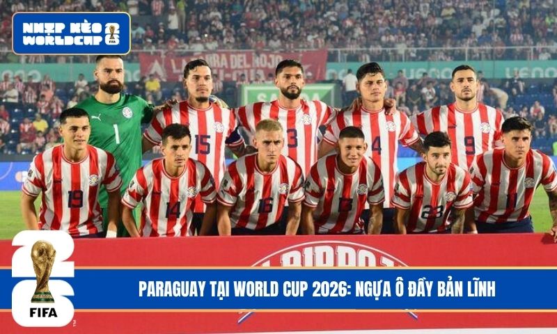 Teams photo of Paraguay before match
