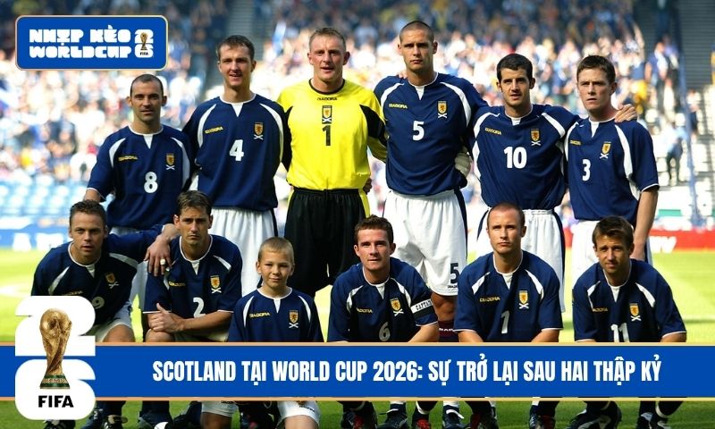 Teams photo of Scotland before match