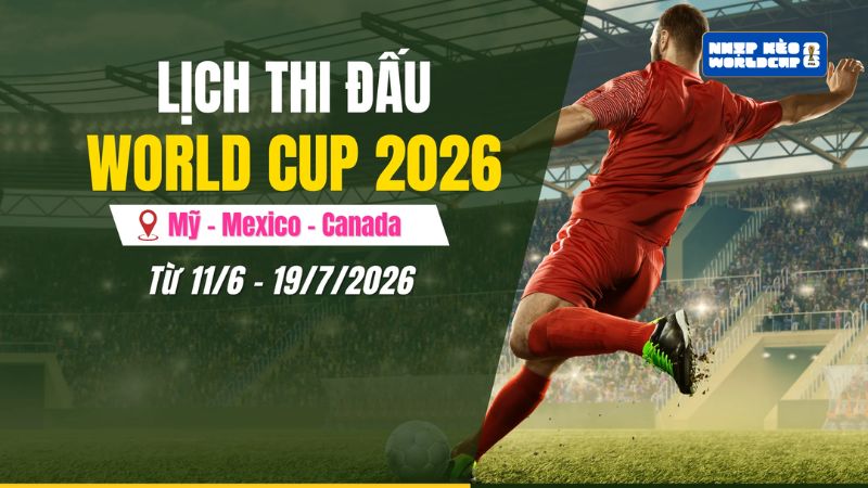 Lịch thi đấu vòng bảng của giải bóng đá FIFA World Cup 2026