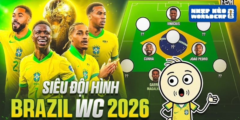Chi tiết đội hình Brazil World Cup 2026