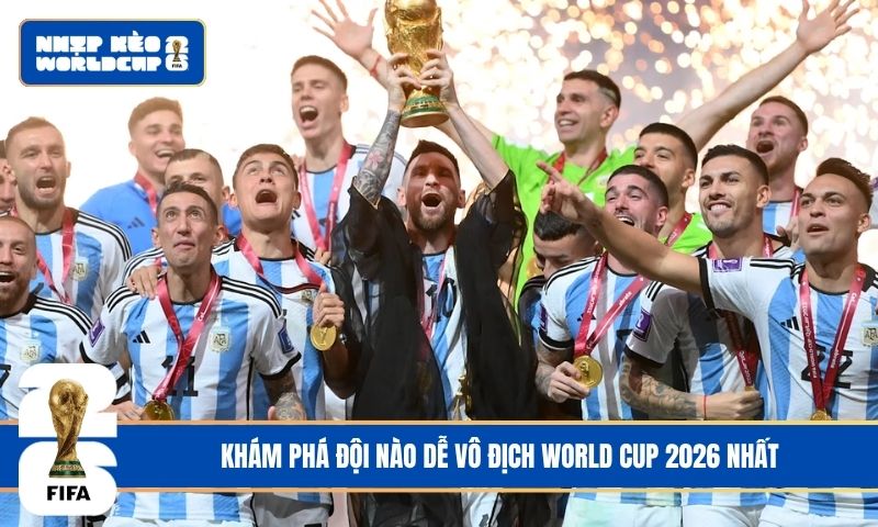 Đội nào dễ vô địch World Cup 2026 nhất? Cuộc đua mở và những ứng viên sáng giá