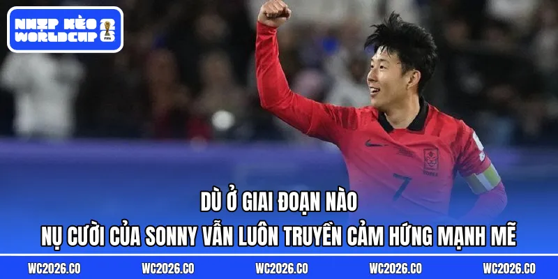 Dù ở giai đoạn nào, nụ cười của Sonny vẫn luôn truyền cảm hứng mạnh mẽ