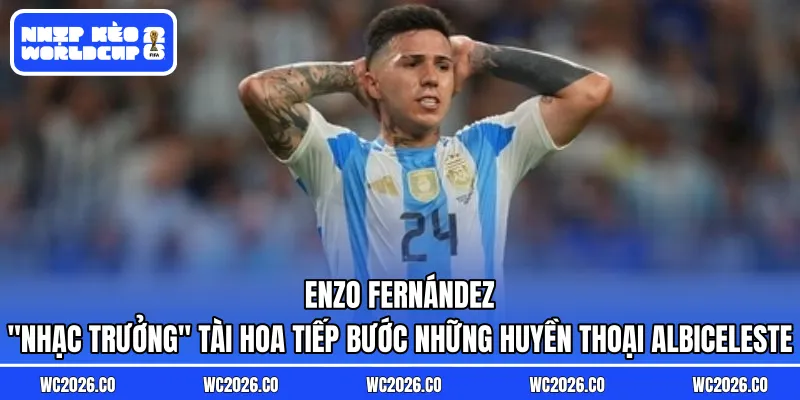 Enzo Fernández: “Nhạc Trưởng” Tài Hoa Tiếp Bước Những Huyền Thoại Albiceleste