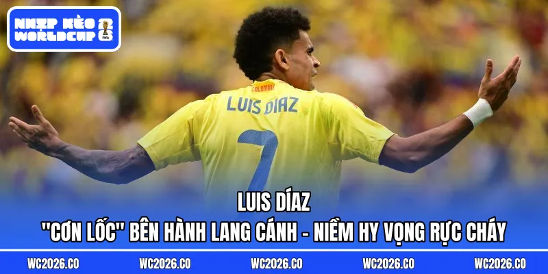 Luis Díaz: “Cơn Lốc” Bên Hành Lang Cánh – Niềm Hy Vọng Rực Cháy Của Colombia