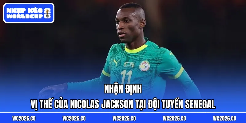 Nhận định vị thế của Nicolas Jackson tại đội tuyển Senegal