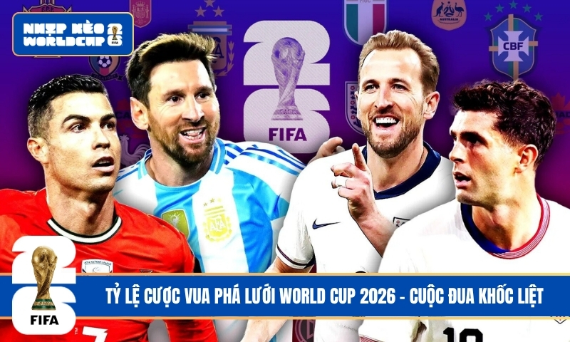 Tỷ Lệ Cược Vua Phá Lưới World Cup 2026 – Cuộc Đua Khốc Liệt