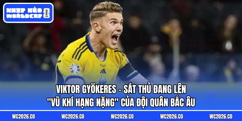 Viktor Gyökeres: Sát Thủ Đang Lên – “Vũ Khí Hạng Nặng” Của Đội Quân Bắc Âu