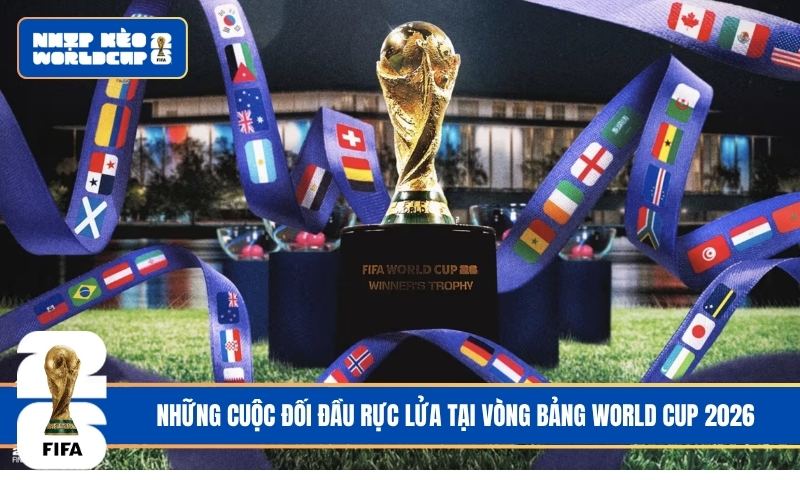 Những Cuộc Đối Đầu Rực Lửa Tại Vòng Bảng World Cup 2026