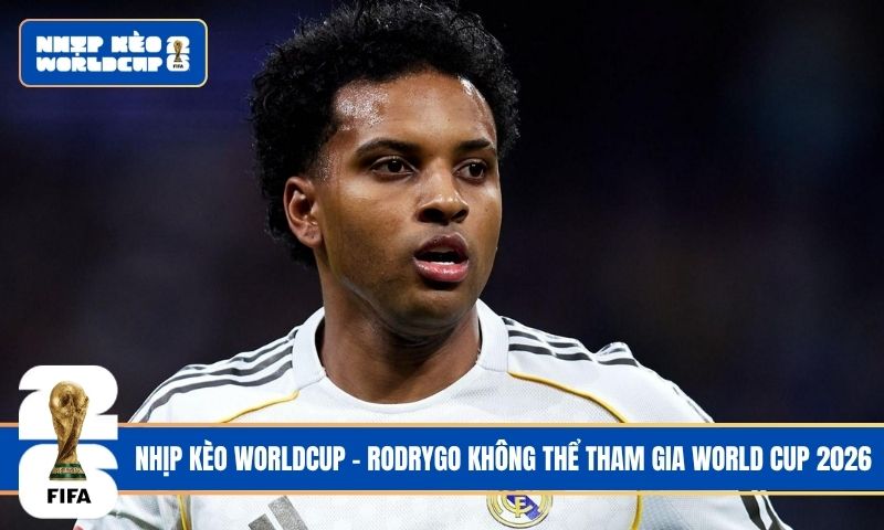 Cú sốc từ Madrid: Rodrygo nghỉ World Cup 2026 do đứt dây chằng