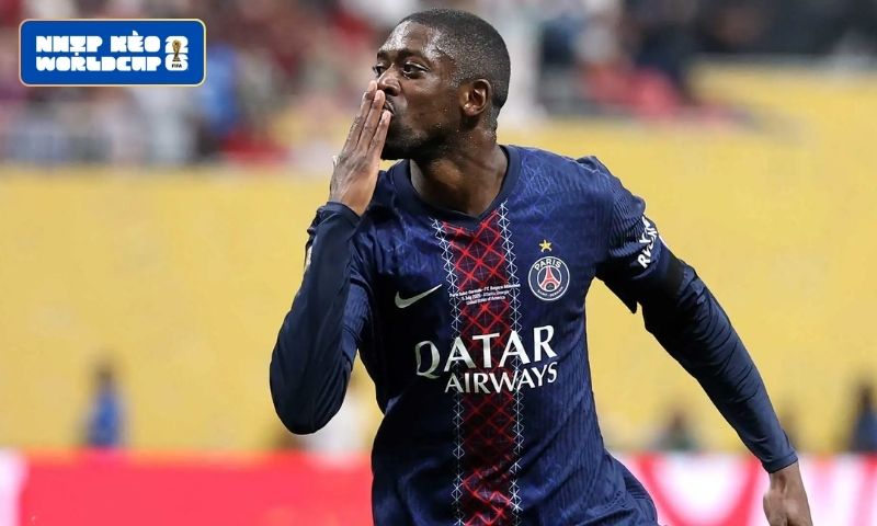 Sự kết hợp giữa Mbappe và Dembele trong hàng công tuyển Pháp
