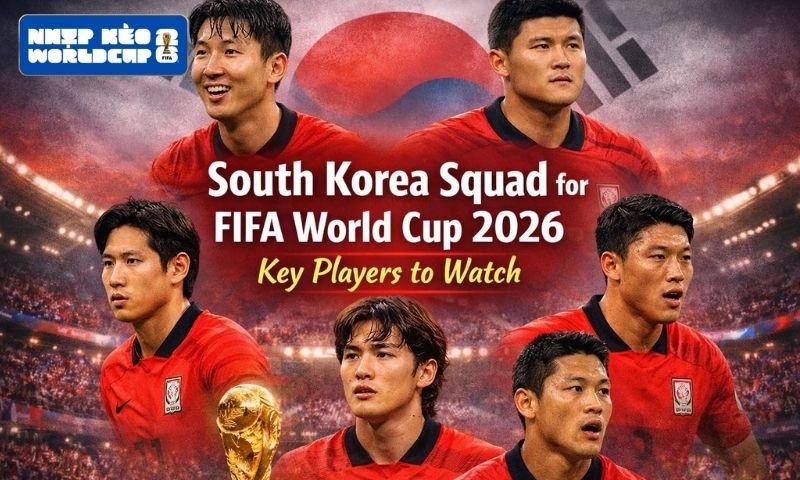 Hàn Quốc chốt đội hình cho chiến dịch World Cup 2026