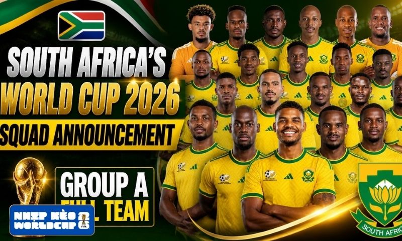 Hugo Broos chốt danh sách và đưa Nam Phi trở lại World Cup