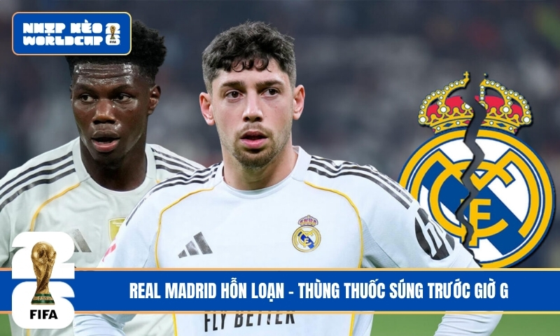 Real Madrid hỗn loạn – Thùng thuốc súng tại Valdebebas trước giờ G