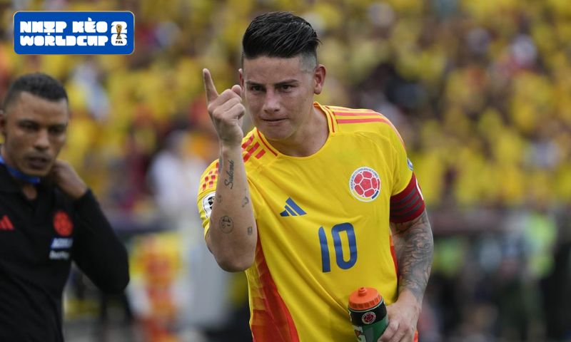 James Rodriguez vẫn là linh hồn của tuyển Colombia