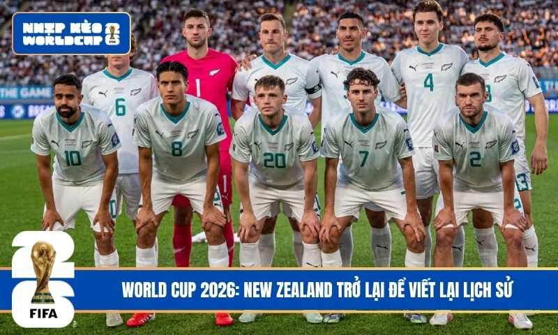 World Cup 2026: New Zealand trở lại để viết lại lịch sử