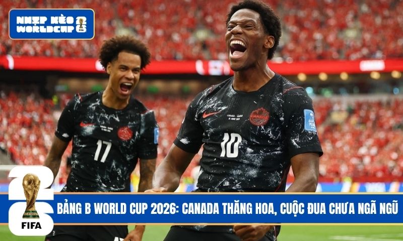 Bảng B World Cup 2026: Canada thăng hoa, cuộc đua chưa ngã ngũ