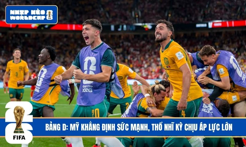 Bảng D: Mỹ khẳng định sức mạnh, Thổ Nhĩ Kỳ chịu áp lực lớn