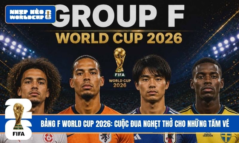 Bảng F World Cup 2026: Cuộc đua nghẹt thở cho những tấm vé