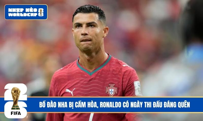 Bồ Đào Nha bị cầm hòa, Ronaldo có ngày thi đấu đáng quên