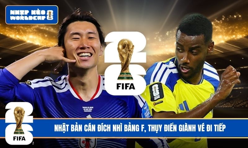 Nhật Bản cán đích nhì bảng F, Thụy Điển giành vé đi tiếp