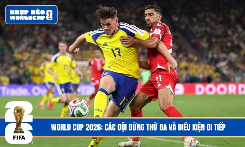 World Cup 2026: Các đội đứng thứ ba và điều kiện đi tiếp