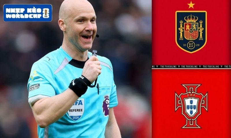 Anthony Taylor được FIFA giao điều hành đại chiến bán đảo Iberia Anthony Taylor được FIFA giao điều hành đại chiến bán đảo Iberia