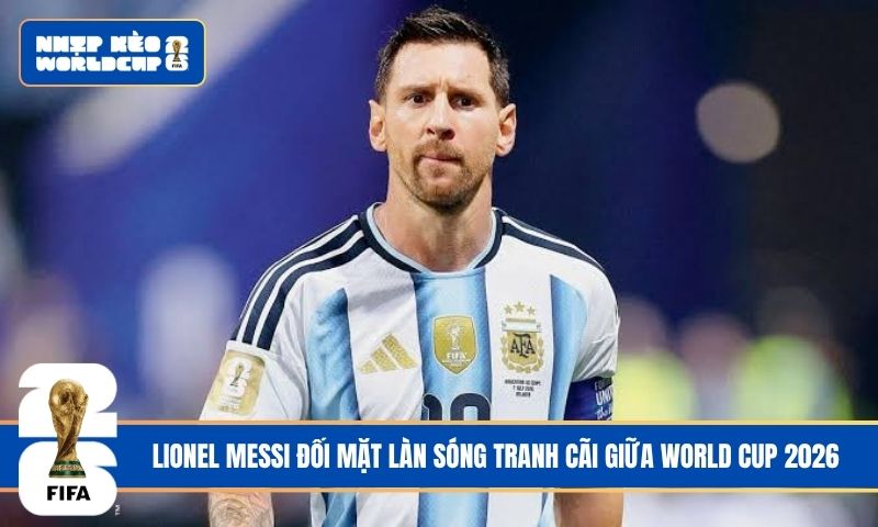 Lionel Messi đối mặt làn sóng tranh cãi giữa World Cup 2026