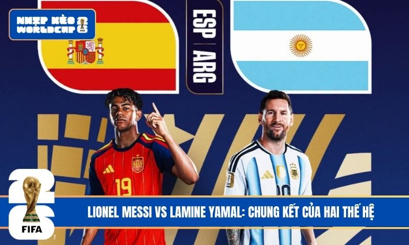 Lionel Messi vs Lamine Yamal: Chung kết của hai thế hệ
