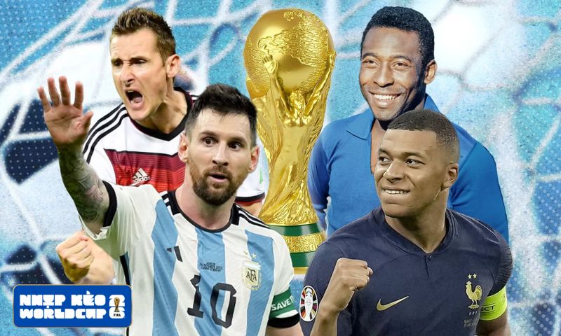 Những huyền thoại góp mặt trong danh sách các chân sút vĩ đại nhất World Cup Những huyền thoại góp mặt trong danh sách các chân sút vĩ đại nhất World Cup